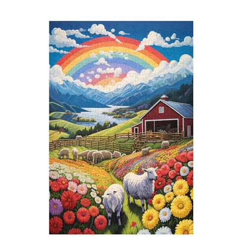 Schaf Puzzle Blume Puzzle Große 6000 Teile Erwachsene, Clevere Rätsel, Geschicklichkeitsspiel für die Ganze Familie, Holz Farbenfrohes Jigsaws mit Geschenkbox Verpackung, Zimmer Deko 105x179cm D-1431 Schaf Puzzle Blume Puzzle Große 6000 Teile Erwachsene, Clevere Rätsel, Geschicklichkeitsspiel für die Ganze Familie, Holz Farbenfrohes Jigsaws mit Geschenkbox Verpackung, Zimmer Deko 105x179cm D-1431 von Wehsaeho