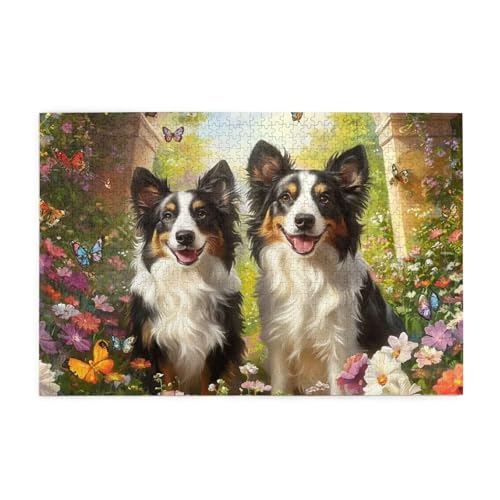 Schmetterling Puzzle Hund Puzzle Große 1500 Teile Erwachsene, Clevere Rätsel, Geschicklichkeitsspiel für die Ganze Familie, Holz Farbenfrohes Jigsaws mit Geschenkbox, Deko Wohnzimmer 87x57cm E-1539 Schmetterling Puzzle Hund Puzzle Große 1500 Teile Erwachsene, Clevere Rätsel, Geschicklichkeitsspiel für die Ganze Familie, Holz Farbenfrohes Jigsaws mit Geschenkbox, Deko Wohnzimmer 87x57cm E-1539 von Wehsaeho