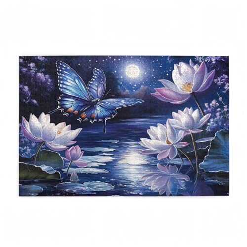 Schmetterling Puzzle Sternenhimmel Puzzle Große 500 Teile Erwachsene, Clevere Rätsel, Geschicklichkeitsspiel für die Ganze Familie, Holz Farbenfrohes Jigsaws mit Geschenkbox, Zimmer Deko 52x38cm D-89 Schmetterling Puzzle Sternenhimmel Puzzle Große 500 Teile Erwachsene, Clevere Rätsel, Geschicklichkeitsspiel für die Ganze Familie, Holz Farbenfrohes Jigsaws mit Geschenkbox, Zimmer Deko 52x38cm D-89 von Wehsaeho