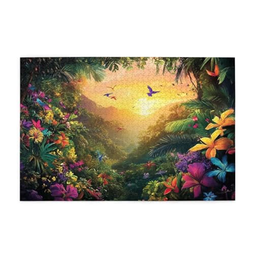 Sonnenuntergang Puzzle Blume Puzzle 300 Teile Erwachsene, Clevere Rätsel, Geschicklichkeitsspiel für die Ganze Familie, Holz Farbenfrohes Jigsaws mit Geschenkbox, Geschenke für Frauen 38x26cm E-530 Sonnenuntergang Puzzle Blume Puzzle 300 Teile Erwachsene, Clevere Rätsel, Geschicklichkeitsspiel für die Ganze Familie, Holz Farbenfrohes Jigsaws mit Geschenkbox, Geschenke für Frauen 38x26cm E-530 von Wehsaeho