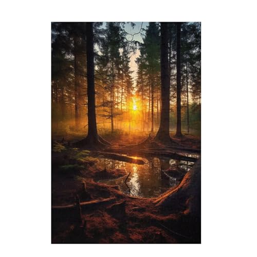 Sonnenuntergang Puzzle Wald Puzzle Große 6000 Teile Erwachsene, Clevere Rätsel, Geschicklichkeitsspiel für die Ganze Familie, Holz Farbenfrohes Jigsaws mit Geschenkbox, Zimmer Deko 105x179cm D-1513 Sonnenuntergang Puzzle Wald Puzzle Große 6000 Teile Erwachsene, Clevere Rätsel, Geschicklichkeitsspiel für die Ganze Familie, Holz Farbenfrohes Jigsaws mit Geschenkbox, Zimmer Deko 105x179cm D-1513 von Wehsaeho