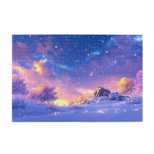 Sternenhimmel Puzzle Baum Puzzle Große 1500 Teile Erwachsene, Clevere Rätsel, Geschicklichkeitsspiel für die Ganze Familie, Holz Farbenfrohes Jigsaws mit Geschenkbox, Deko Wohnzimmer 87x57cm E-1135 Sternenhimmel Puzzle Baum Puzzle Große 1500 Teile Erwachsene, Clevere Rätsel, Geschicklichkeitsspiel für die Ganze Familie, Holz Farbenfrohes Jigsaws mit Geschenkbox, Deko Wohnzimmer 87x57cm E-1135 von Wehsaeho