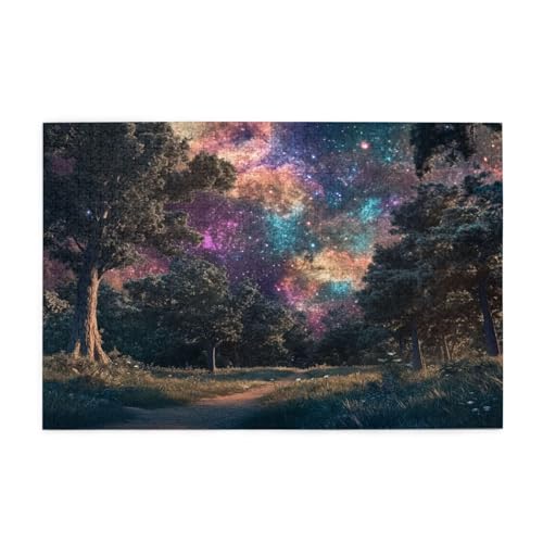 Sternenhimmel Puzzle Farbe Puzzle 300 Teile Erwachsene, Clevere Rätsel, Geschicklichkeitsspiel für die Ganze Familie, Holz Farbenfrohes Jigsaws mit Geschenkbox, Geschenke für Frauen 38x26cm E-1512 Sternenhimmel Puzzle Farbe Puzzle 300 Teile Erwachsene, Clevere Rätsel, Geschicklichkeitsspiel für die Ganze Familie, Holz Farbenfrohes Jigsaws mit Geschenkbox, Geschenke für Frauen 38x26cm E-1512 von Wehsaeho