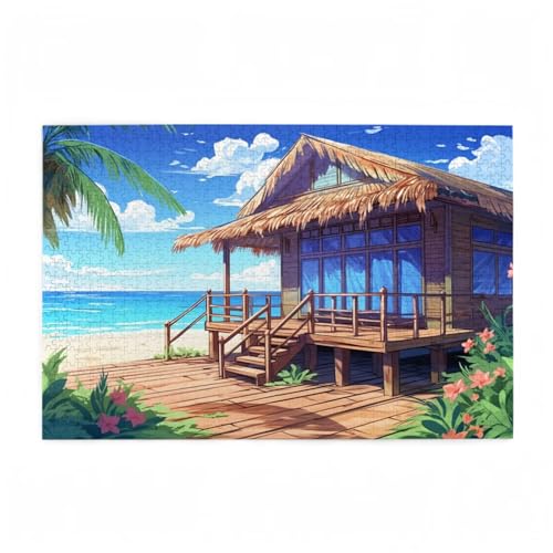 Strand Puzzle Blume Puzzle Große 2000 Teile Erwachsene, Clevere Rätsel, Geschicklichkeitsspiel für die Ganze Familie, Holz Farbenfrohes Jigsaws mit Geschenkbox Verpackung, Zimmer Deko 99x70cm D-716 Strand Puzzle Blume Puzzle Große 2000 Teile Erwachsene, Clevere Rätsel, Geschicklichkeitsspiel für die Ganze Familie, Holz Farbenfrohes Jigsaws mit Geschenkbox Verpackung, Zimmer Deko 99x70cm D-716 von Wehsaeho