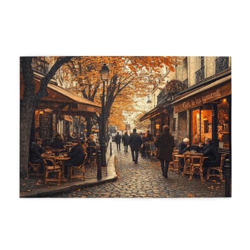 Straße Puzzle Herbst Puzzle Große 5000 Teile Erwachsene, Clevere Rätsel, Geschicklichkeitsspiel für die Ganze Familie, Holz Farbenfrohes Jigsaws mit Geschenkbox, Geschenke für Frauen 105x156cm E-1530 Straße Puzzle Herbst Puzzle Große 5000 Teile Erwachsene, Clevere Rätsel, Geschicklichkeitsspiel für die Ganze Familie, Holz Farbenfrohes Jigsaws mit Geschenkbox, Geschenke für Frauen 105x156cm E-1530 von Wehsaeho