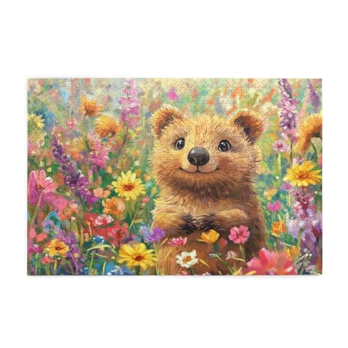 Tier Puzzle Blume Puzzle 300 Teile Erwachsene, Clevere Rätsel, Geschicklichkeitsspiel für die Ganze Familie, Holz Farbenfrohes Jigsaws mit Geschenkbox Verpackung, Geschenke für Frauen 38x26cm E-1700 Tier Puzzle Blume Puzzle 300 Teile Erwachsene, Clevere Rätsel, Geschicklichkeitsspiel für die Ganze Familie, Holz Farbenfrohes Jigsaws mit Geschenkbox Verpackung, Geschenke für Frauen 38x26cm E-1700 von Wehsaeho