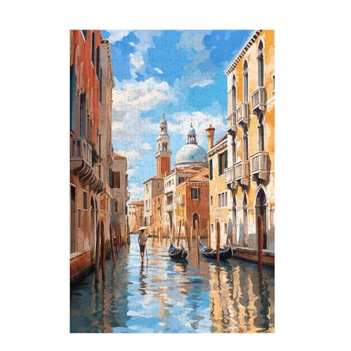 Venedig Puzzle Boot Puzzle Große 300 Teile Erwachsene, Clevere Rätsel, Geschicklichkeitsspiel für die Ganze Familie, Holz Farbenfrohes Jigsaws mit Geschenkbox Verpackung, Zimmer Deko 38x26cm D-1520 Venedig Puzzle Boot Puzzle Große 300 Teile Erwachsene, Clevere Rätsel, Geschicklichkeitsspiel für die Ganze Familie, Holz Farbenfrohes Jigsaws mit Geschenkbox Verpackung, Zimmer Deko 38x26cm D-1520 von Wehsaeho