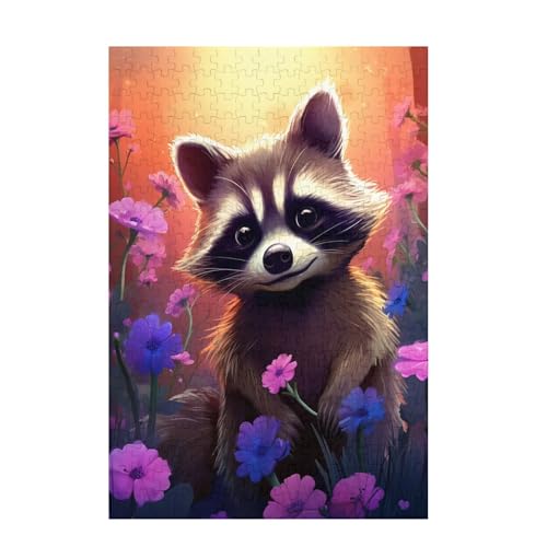 Waschbär Puzzle Blume Puzzle Große 500 Teile Erwachsene, Clevere Rätsel, Geschicklichkeitsspiel für die Ganze Familie, Holz Farbenfrohes Jigsaws mit Geschenkbox Verpackung, Zimmer Deko 52x38cm D-1704 Waschbär Puzzle Blume Puzzle Große 500 Teile Erwachsene, Clevere Rätsel, Geschicklichkeitsspiel für die Ganze Familie, Holz Farbenfrohes Jigsaws mit Geschenkbox Verpackung, Zimmer Deko 52x38cm D-1704 von Wehsaeho