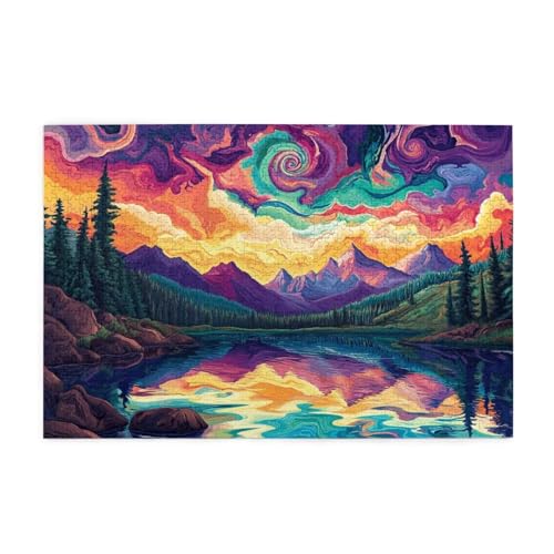 Wolke Puzzle Abstrakt Puzzle Große 5000 Teile Erwachsene, Clevere Rätsel, Geschicklichkeitsspiel für die Ganze Familie, Holz Farbenfrohes Jigsaws mit Geschenkbox, Geschenke für Frauen 105x156cm E-1670 Wolke Puzzle Abstrakt Puzzle Große 5000 Teile Erwachsene, Clevere Rätsel, Geschicklichkeitsspiel für die Ganze Familie, Holz Farbenfrohes Jigsaws mit Geschenkbox, Geschenke für Frauen 105x156cm E-1670 von Wehsaeho