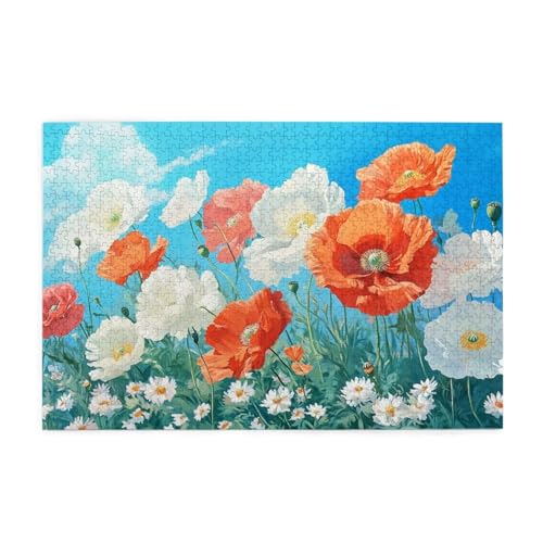 Wolke Puzzle Blume Puzzle 300 Teile Erwachsene, Clevere Rätsel, Geschicklichkeitsspiel für die Ganze Familie, Holz Farbenfrohes Jigsaws mit Geschenkbox Verpackung, Geschenke für Frauen 38x26cm E-1798 Wolke Puzzle Blume Puzzle 300 Teile Erwachsene, Clevere Rätsel, Geschicklichkeitsspiel für die Ganze Familie, Holz Farbenfrohes Jigsaws mit Geschenkbox Verpackung, Geschenke für Frauen 38x26cm E-1798 von Wehsaeho