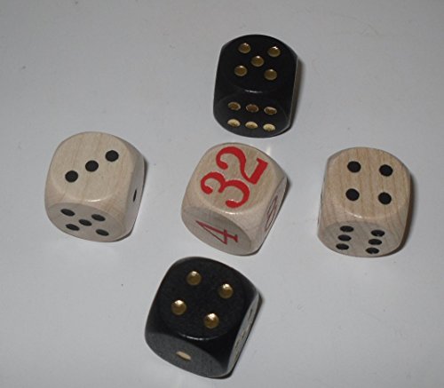 Weible Spiele Backgammon Spielwürfel (16 mm) von Weible Spiele