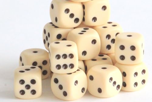 Weible Spiele 05218-20 - Acryl-Würfel, 18 mm, 20 Stück, Elfenbein Weible Spiele 05218-20 - Acryl-Würfel, 18 mm, 20 Stück, Elfenbein von Weible Spiele
