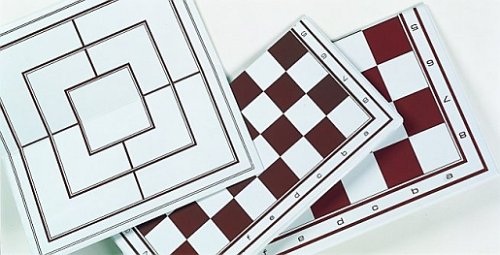 weiblespiele 02020 - Schachplan faltbar, 32.5 x 32.5 cm von Weible Spiele