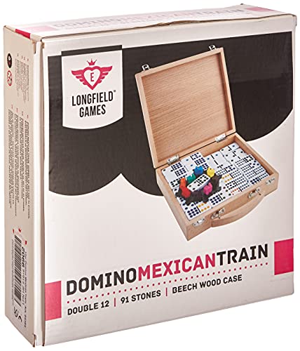 Weible Spiele 04394 - Domino Mexican Train Doppel 12 von Weible Spiele