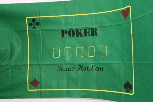 weiblespiele 04724 - Pokerspieltuch aus Veloursfilz, 90 x 180 cm von Weible Spiele