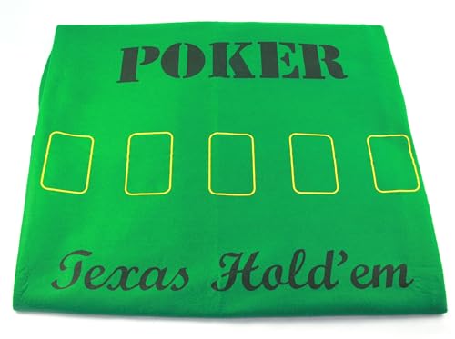 weiblespiele 04724 - Pokerspieltuch aus Veloursfilz, 90 x 180 cm von Weible Spiele