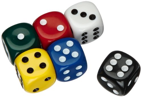 Weiblespiele 05118 - Acryl-Würfel, uni, 18 mm, 100 Stück von Weible Spiele