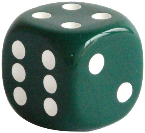 Weiblespiele 05335-13 - Acryl-Würfel, 35 mm, 1 Stück, grün Weiblespiele 05335-13 - Acryl-Würfel, 35 mm, 1 Stück, grün von Engelhart