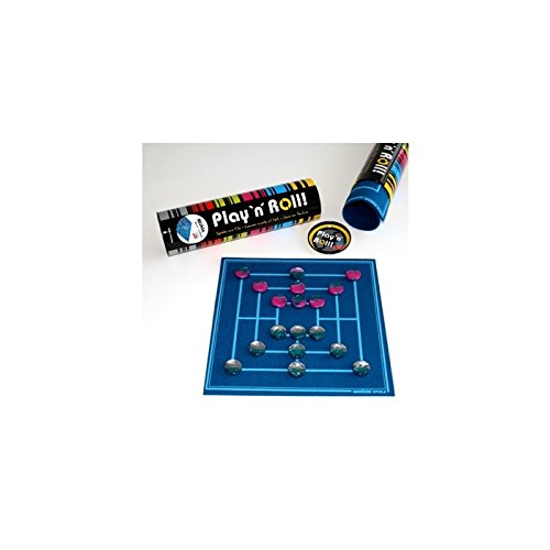 Weiblespiele 06231 Mühlespiel 'Play 'N' ROLL' aus Wollfilz mit Spielsteinen aus Acrylglas von Weible Spiele