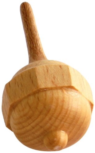 Weible Spiele 10710 - Ersatzkreisel für Tiroler Tischkegelspiel 10700, Höhe 60 mm, Durchmesser 30 mm von Weible Spiele