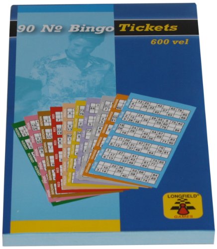 weiblespiele 360201 - Bingo-Tickets 1-90, Schwarz von Weible Spiele