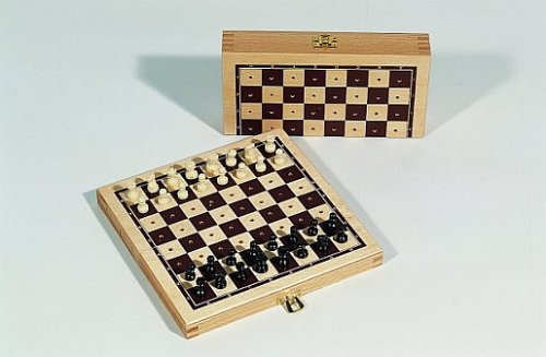 weiblespiele 03002 Steckschachspiel aus Holz von Weible Spiele