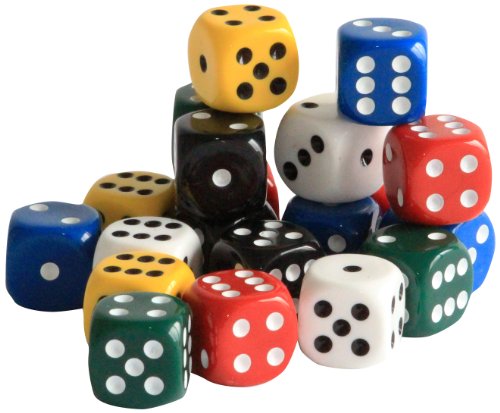 weiblespiele 05116-20 - Acryl-Würfel, Uni, 16 mm, 20 Stück weiblespiele 05116-20 - Acryl-Würfel, Uni, 16 mm, 20 Stück von Weible Spiele