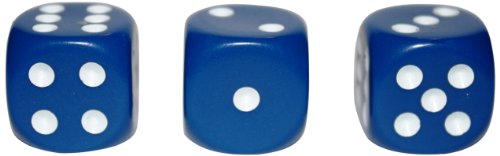 weiblespiele 05116-22 - Acryl-Würfel, 16 mm, 20 Stück, blau weiblespiele 05116-22 - Acryl-Würfel, 16 mm, 20 Stück, blau von Weible Spiele
