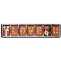 Schoko-Geschenkset "Love U", 7-teilig, 70g von Weibler Confiserie
