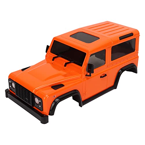 Weikeya RC-Car-Karosserie, Umweltfreundlich, Erstaunliche Details, Exquisites RC-Car-Shell-Modell mit Schraube für 1/16 Kletterauto (Orange) von Weikeya