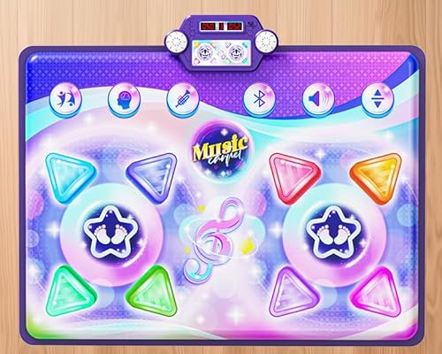 Tanzmatte Kinder Geschenke für Mädchen Alter 3 4 5 6 7 8 Jahre, Drahtloser Bluetooth, Weihnachten Geburtstag Kinderspielzeug(3) von Weinsamkeit