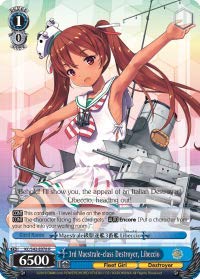 Weiss Schwarz - 3rd Maestrale-Class Destroyer, Libeccio - KC/S42-E078 - R - KanColle: Arrival! - Verstärkungsflotten aus Europa! Weiss Schwarz - 3rd Maestrale-Class Destroyer, Libeccio - KC/S42-E078 - R - KanColle: Arrival! - Verstärkungsflotten aus Europa! von Weiss Schwarz