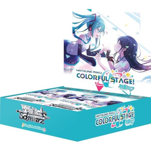Weiss Schwarz: Hatsune Miku Colorful Stage! Booster-Box, 12 Packungen Weiss Schwarz: Hatsune Miku Colorful Stage! Booster-Box, 12 Packungen von Weiss Schwarz