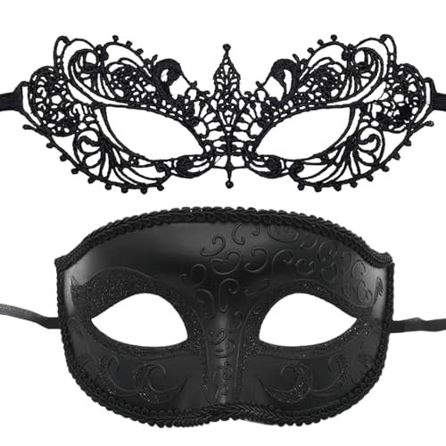 Weldphur 1 Paar Maskerade Maske Maskerade Gesichtsmaske Venezianische Maske Spitze Masquerade Maske Karneval Dekorationen Vintage Augenmaske Partymaske Maskerade Masken Für Karnevals Halloween Party Weldphur 1 Paar Maskerade Maske Maskerade Gesichtsmaske Venezianische Maske Spitze Masquerade Maske Karneval Dekorationen Vintage Augenmaske Partymaske Maskerade Masken Für Karnevals Halloween Party von Weldphur