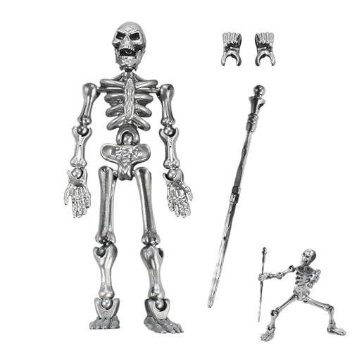 Weldphur Actionfigur Skelett, Skelettfiguren für Kinder - Desktop -Dekorationsfigur,Ganzkörper -Fähigkeitsmontagemodellhandwerk für Stopp -Bewegung Animation, Halloween -Dekoration Weldphur Actionfigur Skelett, Skelettfiguren für Kinder - Desktop -Dekorationsfigur,Ganzkörper -Fähigkeitsmontagemodellhandwerk für Stopp -Bewegung Animation, Halloween -Dekoration von Weldphur
