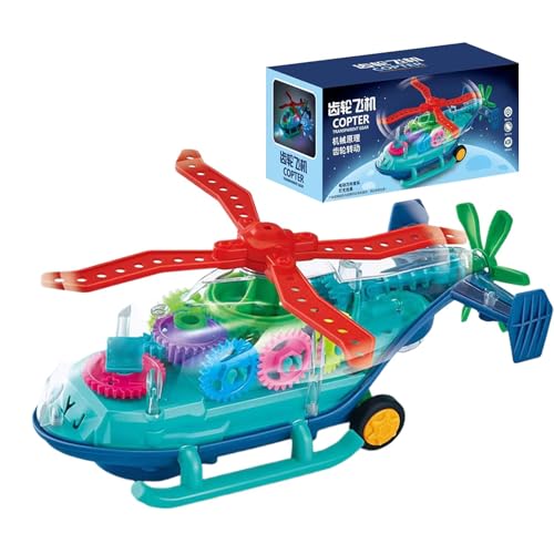 Weldphur Kinderhubschrauberspielzeug,Musikhubschrauberspielzeug - Elektrisches Spielzeug, bewegliches Rad, leuchtendes Hubschrauberspielzeug | Buntes Flugzeug-Spielzeuggetriebe, musikalisches Weldphur Kinderhubschrauberspielzeug,Musikhubschrauberspielzeug - Elektrisches Spielzeug, bewegliches Rad, leuchtendes Hubschrauberspielzeug | Buntes Flugzeug-Spielzeuggetriebe, musikalisches von Weldphur