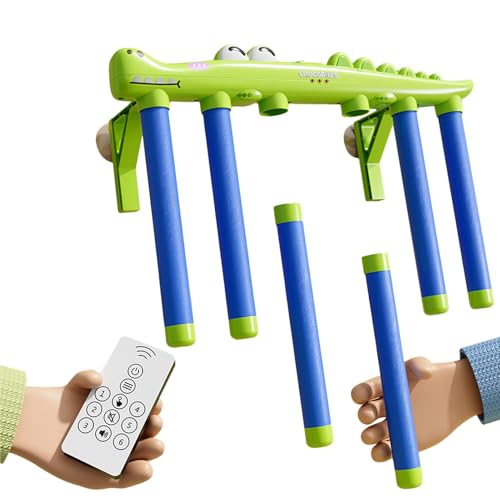 Weldphur Reflex Challenge -Spiel, Sticks -Spiel,Reflex Challenge Game Catching Sticks mit Musik | Einstellbare Geschwindigkeits -Sensorikspielzeug Interactive Reaction Trainer für alle Alters von Weldphur