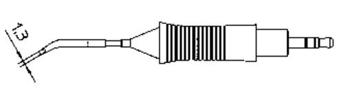 Weller RTM 008 (RT5) Lötspitze Meißelform, gebogen 30° Spitzen-Größe 0.8mm Inhalt 1St. von Weller