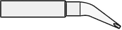 Weller XNT HX Lötspitze Meißelform, gebogen Spitzen-Größe 0.8mm Inhalt 1St. von Weller
