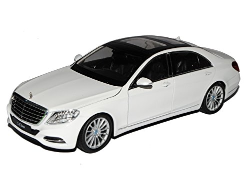 Mercedes-Benz S-Klasse W222 Weiss Limousine Ab 2013 1/24 Welly Modell Auto von Welly