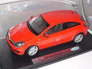 OPEL ASTRA GTC COUPE ROT 2005 RED METALLMODELL 1/18 WELLY MODELLAUTO MODELL AUTO von Welly