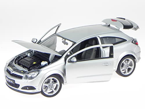 Opel Astra H GTC 2005 silber Modellauto 12563 Welly 1:18 von Welly