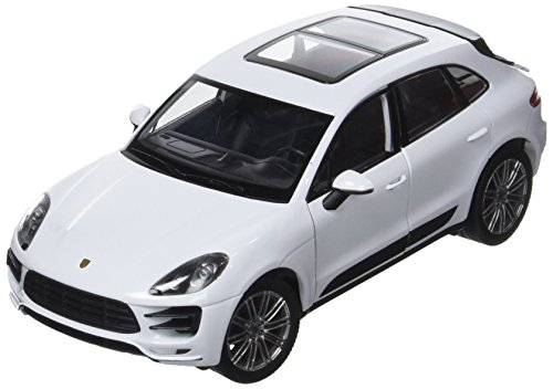 Porsche Macan Turbo, weiss Maßstab 1:24 - Metall / Kunststoff - Fertigmodell Welly von Welly