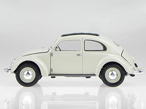 VW Käfer Beetle Classic beige Modellauto 18040 Welly 1:18 von Welly