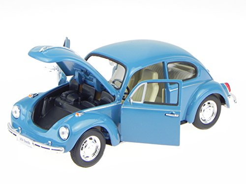 Welly VW Käfer Beetle blau Modellauto 22436W 1:24 Welly VW Käfer Beetle blau Modellauto 22436W 1:24 von Welly