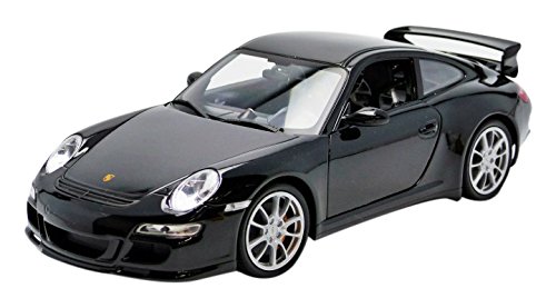 Welly 18024bk – Porsche 911/997 GT3 2007 – Echelle 1/18 – Schwarz von Welly