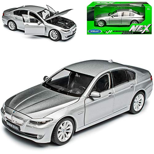 Welly B*M*W 5er 5 Er F10 535i 5353 i Silber Limousine Ab 2010 1/24 Modell Auto mit individiuellem Wunschkennzeichen Welly B*M*W 5er 5 Er F10 535i 5353 i Silber Limousine Ab 2010 1/24 Modell Auto mit individiuellem Wunschkennzeichen von Welly