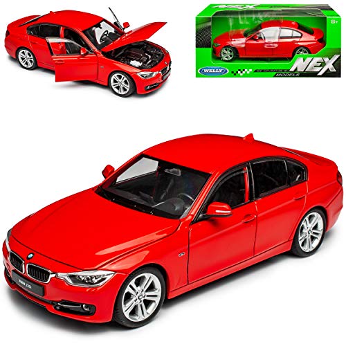 Welly B*M*W 3er F30 335i Limousine Rot AB 2012 1/24 Modell Auto von Welly