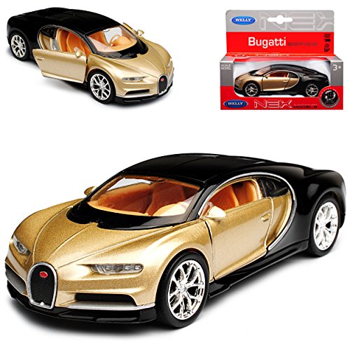 Welly Bugatti Chiron Coupe Gold Beige Ab 2016 mit Rückzugsmotor ca 1/43 1/36-1/46 Modell Auto mit individiuellem Wunschkennzeichen Welly Bugatti Chiron Coupe Gold Beige Ab 2016 mit Rückzugsmotor ca 1/43 1/36-1/46 Modell Auto mit individiuellem Wunschkennzeichen von Welly
