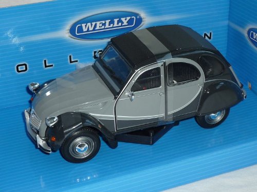 Welly Citroen 2CV 2 CV 6 Charleston SCHWARZ GRAU Ente 1/24 MODELLAUTO Modell Auto Welly Citroen 2CV 2 CV 6 Charleston SCHWARZ GRAU Ente 1/24 MODELLAUTO Modell Auto von Welly